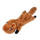 No Stuffing Squeaky Animal Plush Toys - 5 PACK